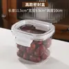 Frasco Transparente Sellado de Grado Alimenticio para Cocina para Granos, Almacenamiento en Refrigerador, Frasco de Almacenamiento Multifuncional a Prueba de Humedad para Té y Snacks
