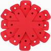 Feltro Pot Pad Cor Não-tecido Feltro Pot Pad Non-stick Pot Protection Absorvente Antiderrapante Isolamento Térmico Anti-perm Pad Hexagonal