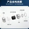 Conector Impermeable para Cable de Acero Inoxidable 316 Hongjues M/PG/G/NPT Rosca Prensaestopas Sello de Cable