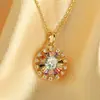 Collar Estilo Nuevo para Mujer Verano Pequeño Lindo Elegante Chapado en Cobre Collar Versátil Joyería de Gama Alta Simple