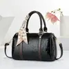 2025 Nuevo Bolso Boston Estampado Elegante Bolso de Hombro Cruzado de Gran Capacidad Tendencia Nicho para Viajes Diarios