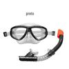 Promoção Ondas Equipamento Profissional de Snorkel Conjunto de Duas Peças Snorkel Semi-Seco Óculos de Mergulho com Armação Grande Campo de Visão Amplo Anti-Afogamento