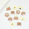 Charms para Sapato Crocs Desenho Animado Raio Grafite Urso Preto Acessórios Acessórios para Chinelo DIY Charms de Sapato Removíveis Atacado do Fabricante
