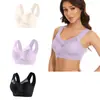 Conjunto de 3 Piezas Transfronterizo Talla Grande Sin Alambres Chaleco de Encaje Ropa Interior Delgado Recoge Lado Pecho Push-Up Sujetador Ajustable Fabricante