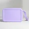 2024 Nova Bolsa Quadrada Pequena de Silicone para Armazenamento Grande Capacidade Portátil Bolsa para Guardar Chaves Batom Maquiagem Porta-Moedas