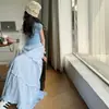 Traje de Verão da Moda para Meninas 2025 Novas Roupas Estilosas para Crianças Maiores, Streetwear da Moda, Meia-Saia de Celebridade da Internet para Crianças