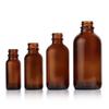 Botella Marrón Boston de Aceite Esencial de 30 ml Botella de Vidrio con Gotero de 60 ml Botella Vacía Repackaged de Aceite Esencial Boston de 4 Oz 120 ml