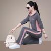 Conjunto de Moletom para Mulheres, Nova Moda Primavera e Outono 2026 Estiloso Tamanho Petite, Redutor de Idade e Emagrecedor Casual Roupa Esportiva Conjunto de Duas Peças