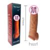 Funda Extensible de Bloqueo de Semen de 4 cm para Hombres y Mujeres, Funda para Pene de Triple Atadura Simulada, Funda de Dientes de Lobo para Diversión en Pareja, Productos Sexuales para Adultos