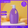 Spot 250ml-500ml frasco de lavanda pe bomba de pressão garrafa de alta qualidade conjunto LOÇÃO Banho Shampoo frasco