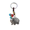 Estilo étnico chino joyería de aleación elefante auspicioso colgante de llavero para hombres y mujeres pequeño accesorio decoración venta al por mayor