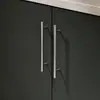 Pallo Gabinete de armario de estilo francés de lujo ligero, tirador de aleación de zinc, tirador de cajón de mueble de TV minimalista moderno, color plata titanio