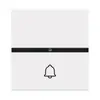 Tipo 86 Pared Ultra-Delgado Placa Grande Enchufe de Interruptor PC Blanco Hotel Panel de Interruptor de Luz Oculto Suministro Transfronterizo