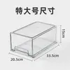 Caixa de armazenamento simples estilo gaveta para mesa, caixa de armazenamento empilhável para cosméticos e itens diversos, organizador de várias camadas para material de escritório