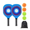 Conjunto de raquetes de pickleball com impressão UV em álamo, bolsa de armazenamento para raquetes de praia, embalagem Amazon Cross-Border Popular Factory