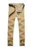 Pantalones Casuales Rectos de Algodón Puro para Hombre Primavera/Verano 2026 Corte Delgado Gris Versátil Estilo Coreano Pantalones Casuales Elásticos para Hombre
