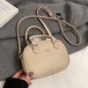Bolso de Mano Francés de Nicho de Moda Más Vendido de Principios de Primavera para Bola de Bolos Color Sólido Versátil Elegante de Gama Alta Cruzado para Mujer