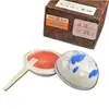 Almohadilla de tinta bermellón bidimensional en bolsa a granel, caja de cerámica, para caligrafía y pintura, almohadilla de tinta con sello, almohadilla de tinta para caligrafía, almohadilla de tinta especial para trabajos de caligrafía