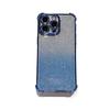 Funda protectora con soporte de anillo brillante para Apple 16PRO, con revestimiento anticaída en las cuatro esquinas y soporte de anillo brillante para iPhone 15/14
