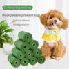 Paquete de 8 Rollos Biodegradables de Bolsas para Excremento de Perro, Personalizables con Tu Propio Diseño, Bolsas de Basura Portátiles para Limpieza de Desechos de Perro, Bolsas de Plástico para Recoger Desechos de Mascotas