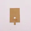 Cartón kraft vintage para joyería tarjetas para pendientes collar tarjeta para anillos de joyería clip para el pelo tarjeta de exhibición embalaje tarjeta de papel logo