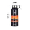 Copo Térmico de Grande Capacidade para Esportes ao Ar Livre Copo de Água para Escritório Masculino Aço Inoxidável 304 Vácuo Portátil Copo Térmico Atacado