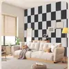 Paneles Acústicos de Fibra de Poliéster, Paneles Aislantes de Sonido, Pegatinas de Pared Autoadhesivas para Dormitorio, Sala de Música, KTV, Algodón Acústico para Paredes del Hogar al por Mayor