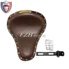 Accesorios para Motocicleta Harley Cruise Prince Coche Modificación Retro Gancho Clavo de Cobre Resorte Cuero Asiento Individual Bolsa de Asiento Cojín