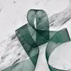 Vários tamanhos em estoque fita de gaze flor de gaze transparente acessórios de embalagem fita materiais artesanais acessórios de laço fita tecida