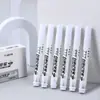 Marcador Blanco Impermeable No Se Cae Cabeza Grande Marcador Marcador de Neumáticos Pincel para Pintura Artística Secado Rápido Gran Capacidad