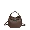 Bolso Cubo Retro para Mujer Gran Capacidad Diseño de Nicho Bolso Versátil de Moda para Mujer 2025 Nuevo Bolso de Hombro Cruzado de Moda