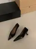 Tacones de aguja de punta fina, estilo retro, patchwork, corte bajo, para mujer, colección otoño 2025, gamuza estilo francés, zapatos planos elegantes
