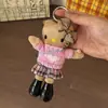 Bolsa Colgante Hello Kitty Piernas Largas Fragancia Ligera Muñeca de Peluche Dibujos Animados Lindo Llavero de Corazón Colgante de Regalo