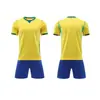 Venta al por mayor transfronteriza 2026 Copa del Mundo Uniformes de Fútbol de Selecciones Nacionales Conjunto liso Camisetas Portugal Brasil Argentina