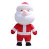 Disfraz de Mascota Inflable de Santa Claus de Dibujos Animados Atuendo para Actuación Festiva Disfraz de Muñeco de Navidad para Actividad de Adultos