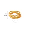 Anel Cruzado Flor Zircônia Dourado e Prata Bicolor Enrolado Dedo Indicador Anel Par Brilhante Folheado a Ouro 18K Novo