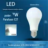 Lâmpada LED Super Brilhante Economizadora de Energia 110V 127V E27 5W 7W 9W Fabricante de Lâmpadas Atacado Lâmpada LED
