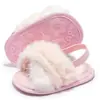 Zapatos Populares para Bebé Transfronterizos, Brillantes de Moda, Cómodas Pantuflas de Felpa con Suela Suave, Zapatos Antideslizantes para Interiores para Bebés y Niños Pequeños al por Mayor