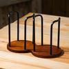 Portavasos de papel transfronterizo, portavasos desechable, soporte de escritorio para mesa de centro, soporte de bambú y madera para tazas de té y café.