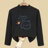 Roupa térmica feminina com forro de fleece, novo estilo outono e inverno 2026, segunda pele infantil de manga comprida, camiseta interna escovada para meninas