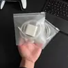 Bolsa organizadora transparente con cremallera para guardar cables de carga, almacenamiento de cables de auriculares, bolsa de almacenamiento para cargador de viaje y cable de datos