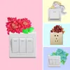 Amapola DIY Molde de Resina de Cristal Flor Panel de Interruptor Decoración Colección Variada Moldes de Silicona Venta al por Mayor