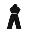 Moda Masculina Estilo Gótico Harajuku Estilo Ins Conjunto Nuevo Sudadera con Cremallera y Pantalones Rectos Elásticos