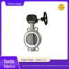 Válvula Borboleta de Aço Inoxidável Tipo Braçadeira D371F-16P Braçadeira Manual Dn50 Válvula Atacado