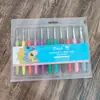 Juego de Ganchillos Amazon Colorido Mango Suave Tpr Ganchillo de Aluminio DIY Lana Ganchillo Barba Bolsa Set