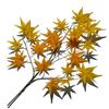 Dongguan planta verde artificial Árbol grande rama plana Hoja Naranja Hoja de Arce Higuera Francesa hoja de té hoja de plástico