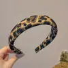 Faixa de Cabelo Doce e Cool Estilo Deserto Único e Moderno Acessório de Cabelo Caveira Retro Aumenta Altura Estampa de Leopardo Simples Headwear Ins