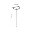 Acero inoxidable 304 aguja especial para hornear pincho vertical palo rejilla para barbacoa aguja para colgar en el horno accesorios universales para freidora de aire