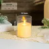 Vela LED Recargable 220V con Oscilación Digital, Luz Ambiental Romántica Cálida Creativa para Boda, Bar, Fiesta