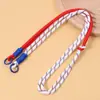 Cordão para Celular, Transversal, Pendurar no Pescoço, Tecido à Mão em Nylon para Pulso, Anti-Perda, Feito Sob Medida, Fivela de Metal em Cor Contrastante, Estilo Longo Ajustável, Uso Três Vias